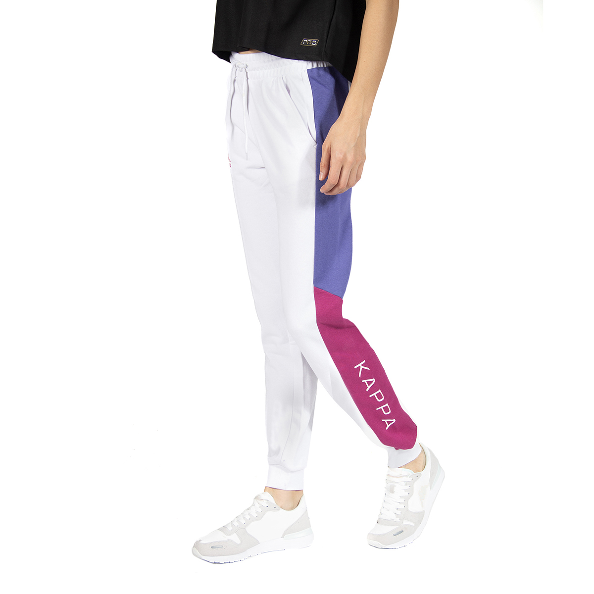 Foto 6 pulgar | Pants para Mujer Kappa Logo Ester Blanco