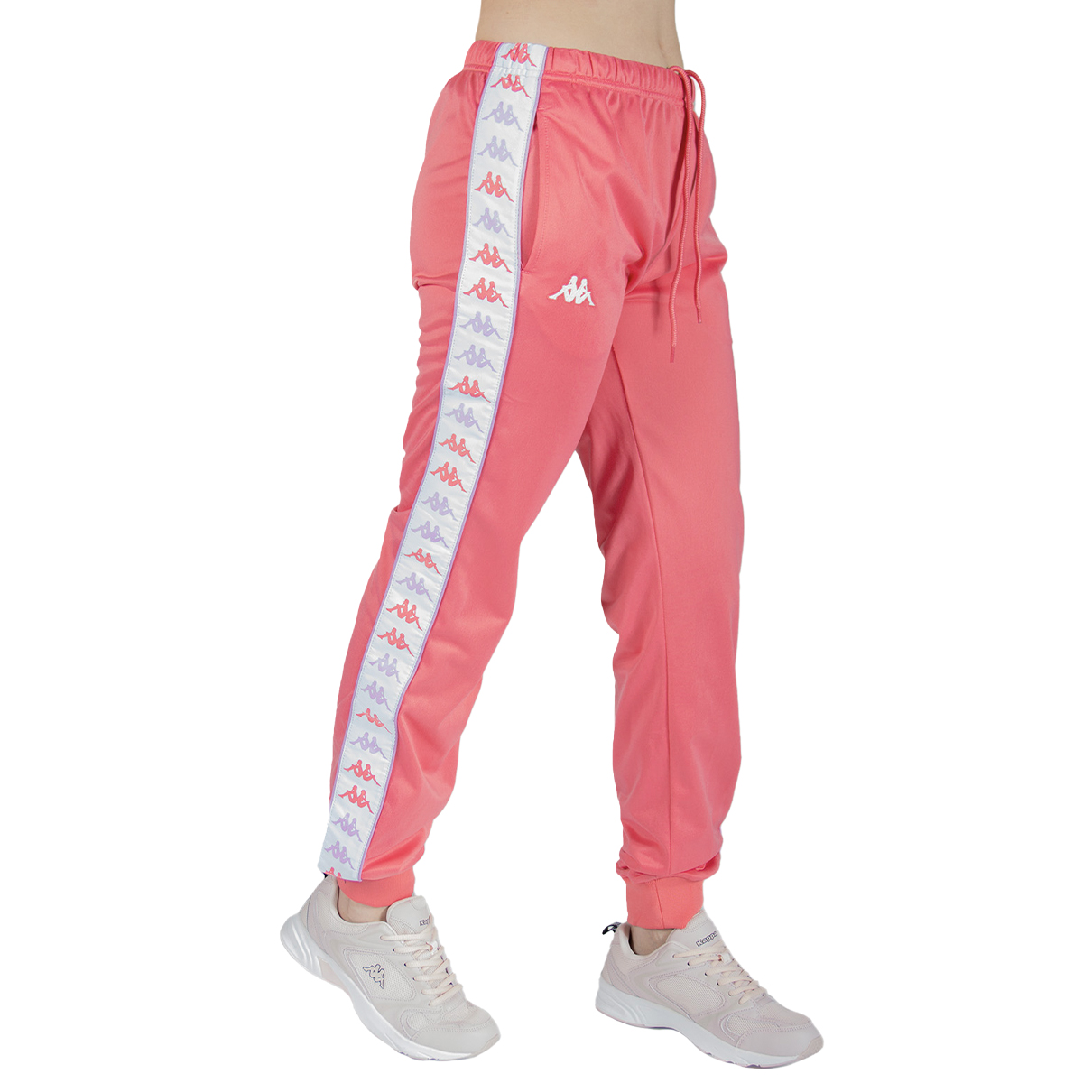 Foto 6 pulgar | Pants Kappa Rosa para Mujer