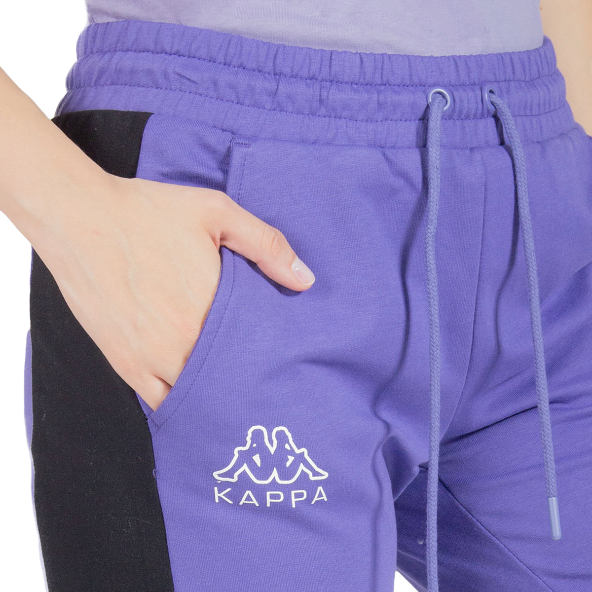 Foto 4 pulgar | Pants Kappa color Violeta para Mujer