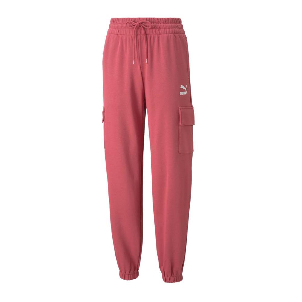 Pantalón Puma CLSX Cargo Sweat Rosa para Mujer