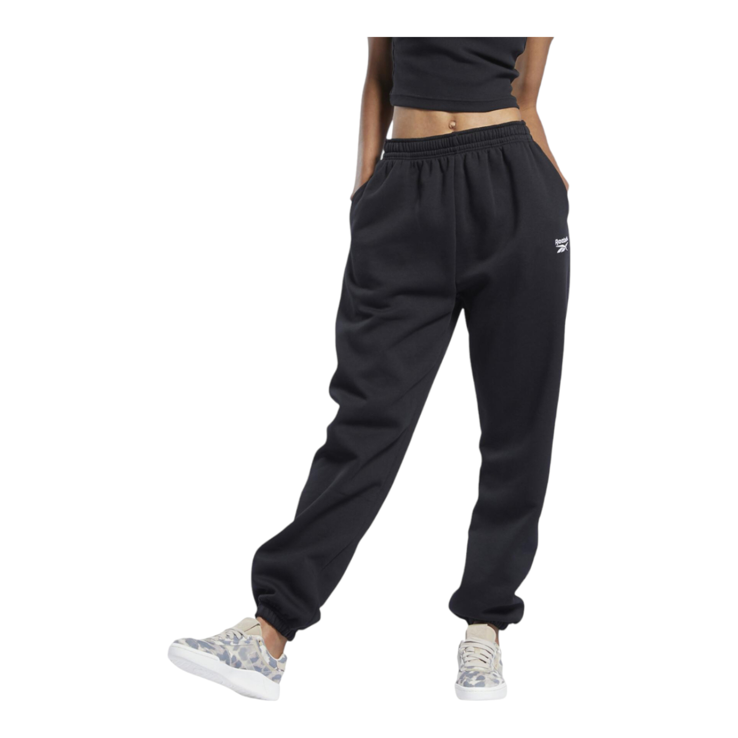 Foto 2 | Pants Reebok Negros para Mujer