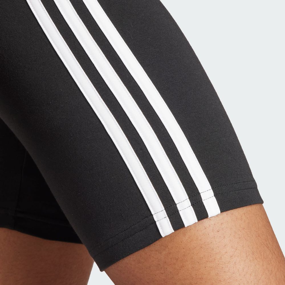 Foto 8 pulgar | Shorts De Ciclismo Essentials 3 Franjas Adidas Negro para Mujer