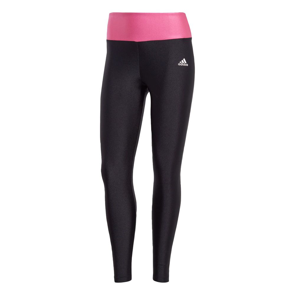 Foto 2 pulgar | Mallas Corte Alto Adidas Designed To Move Colorblock Negras para Mujer