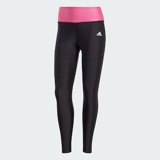 Foto 2 | Mallas Corte Alto Adidas Designed To Move Colorblock Negras para Mujer