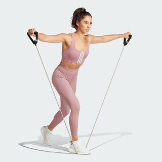 Foto 5 | Mallas 7/8 Optime Stash Pocket Corte Alto Adidas Rosa para Mujer