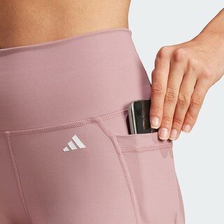 Foto 6 | Mallas 7/8 Optime Stash Pocket Corte Alto Adidas Rosa para Mujer