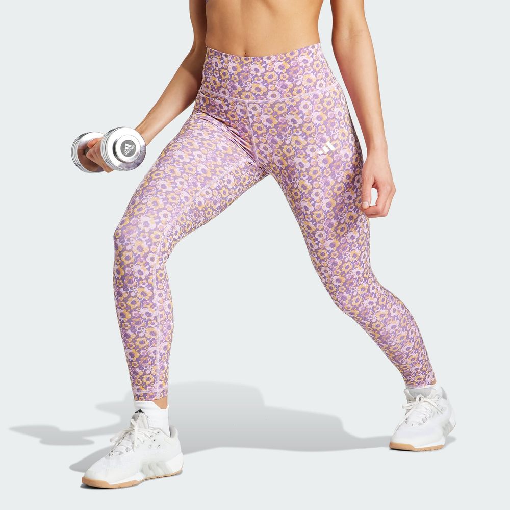 Foto 4 pulgar | Mallas Adidas Train Essentials Printed Adidas Violeta para Mujer