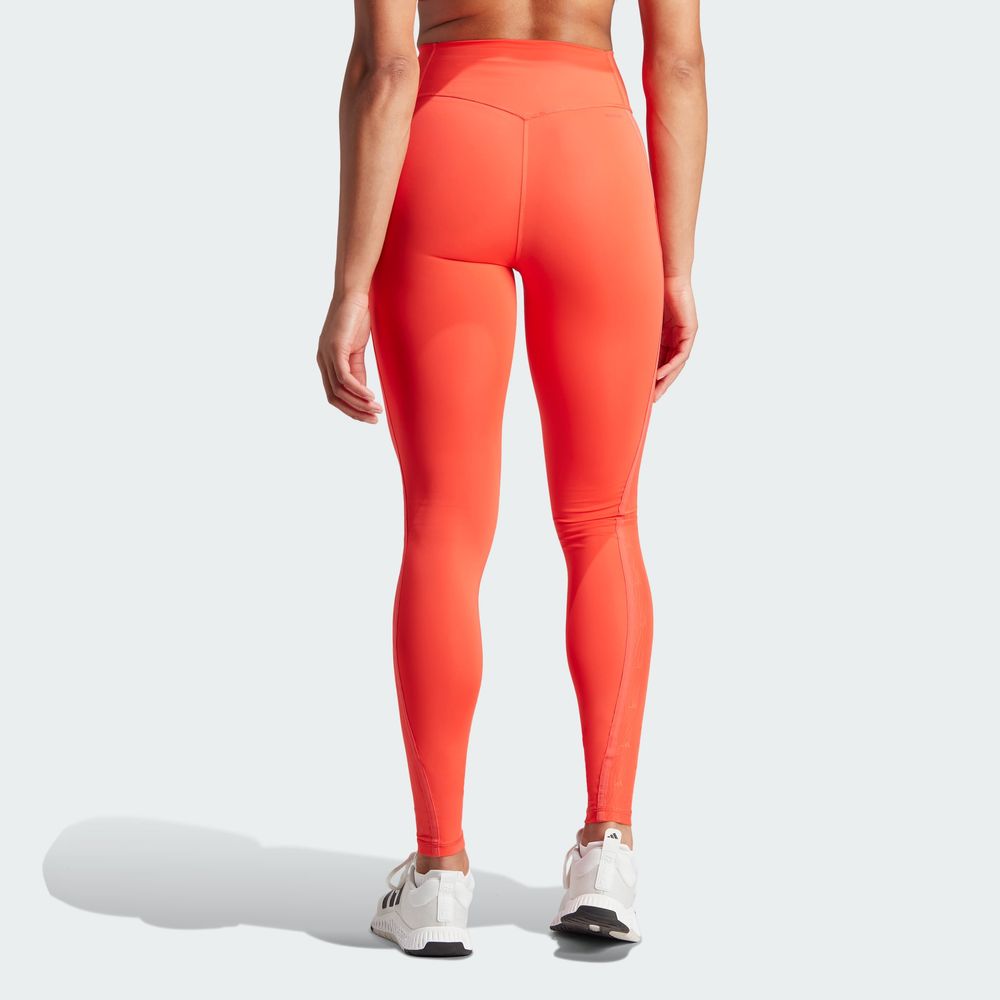 Foto 5 pulgar | Mallas Adidas Optime Mesh Largo Completo Rojas para Mujer