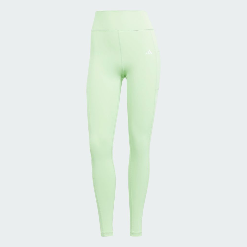 Foto 3 pulgar | Mallas Adidas Optime 3 Franjas Verdes para Mujer