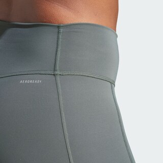 Foto 7 | Mallas Adidas Optime Largo Completo Grises para Mujer