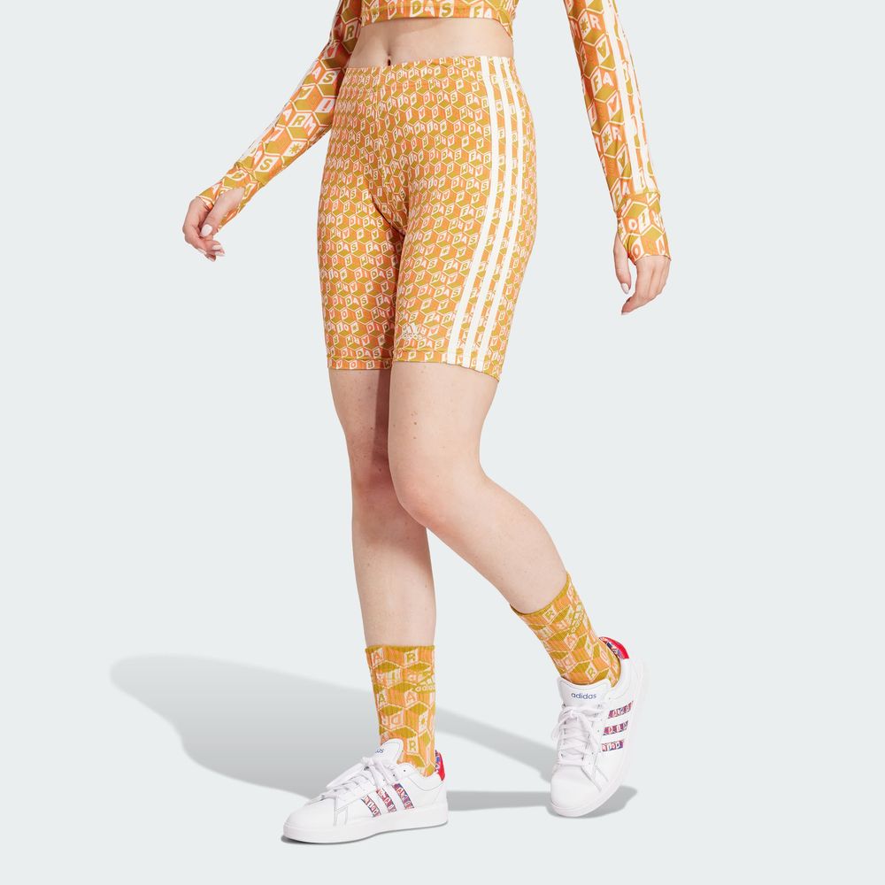 Foto 4 pulgar | Mallas Cortas Adidas X Farm Rio para Mujer