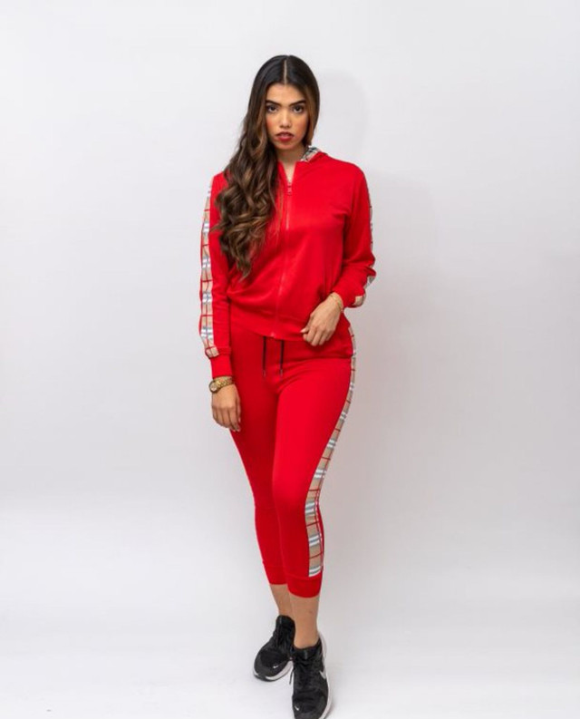 Suéter y Pants Pavini Rojo para Mujer