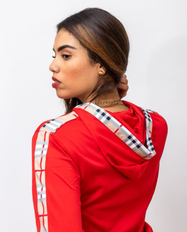 Foto 4 pulgar | Suéter y Pants Pavini Rojo para Mujer