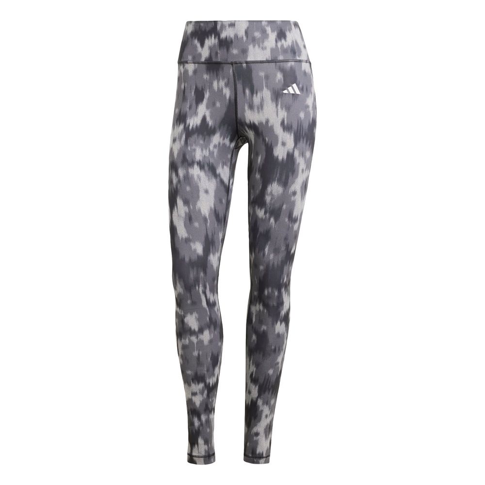 Mallas Optime Essentials Estampado Floral Tie-dye Adidas Negro Mujer