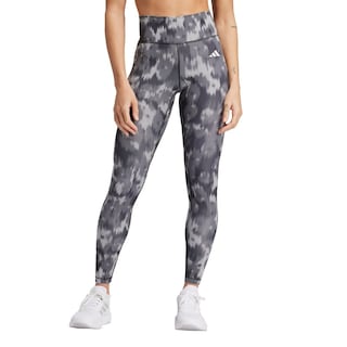 Foto 2 | Mallas Optime Essentials Estampado Floral Tie-dye Adidas Negro paraMujer
