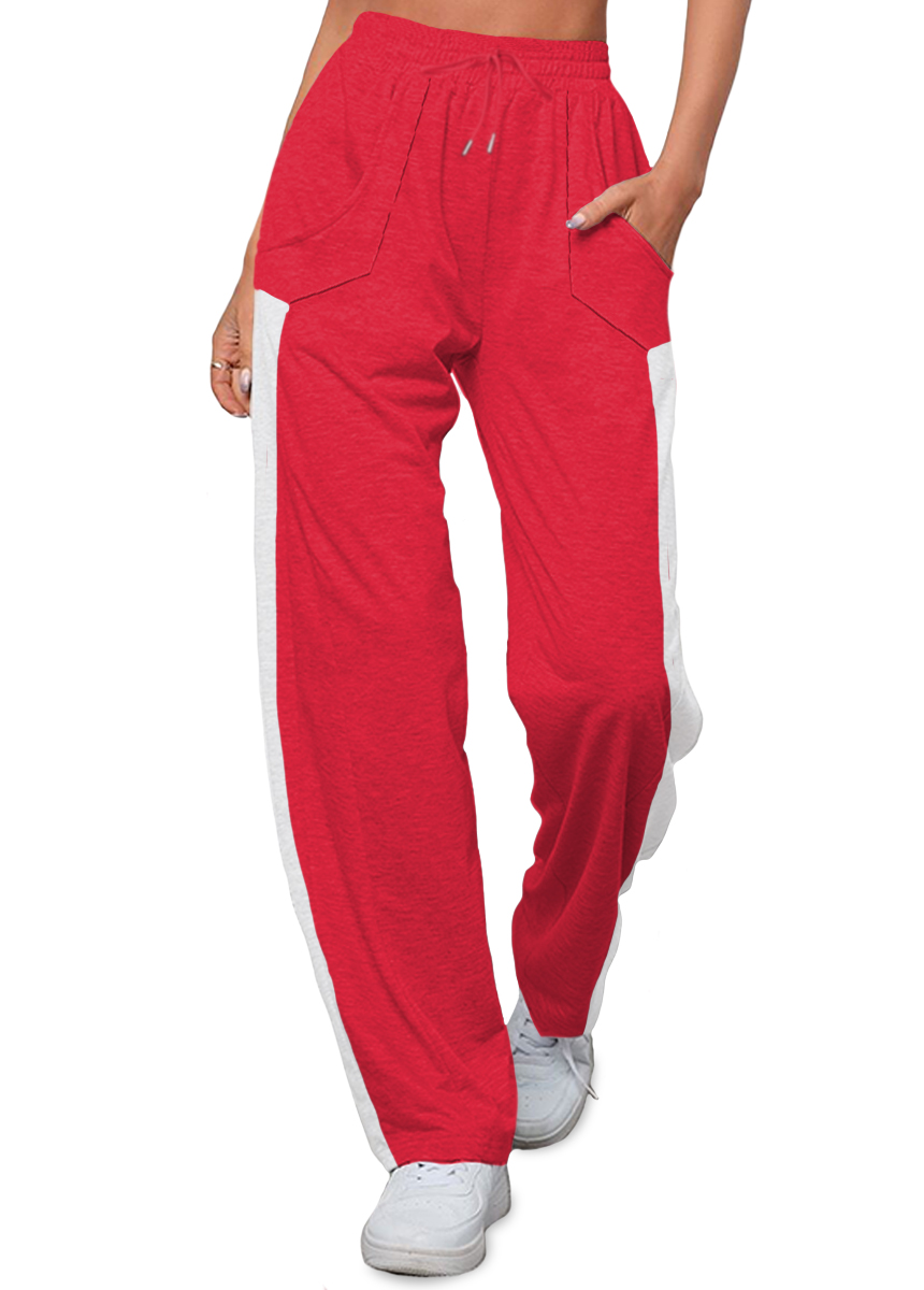 Foto 2 pulgar | Pants Jogger Shendy Vendy Rojos Deportivos Slim Fit Casuales para Mujer