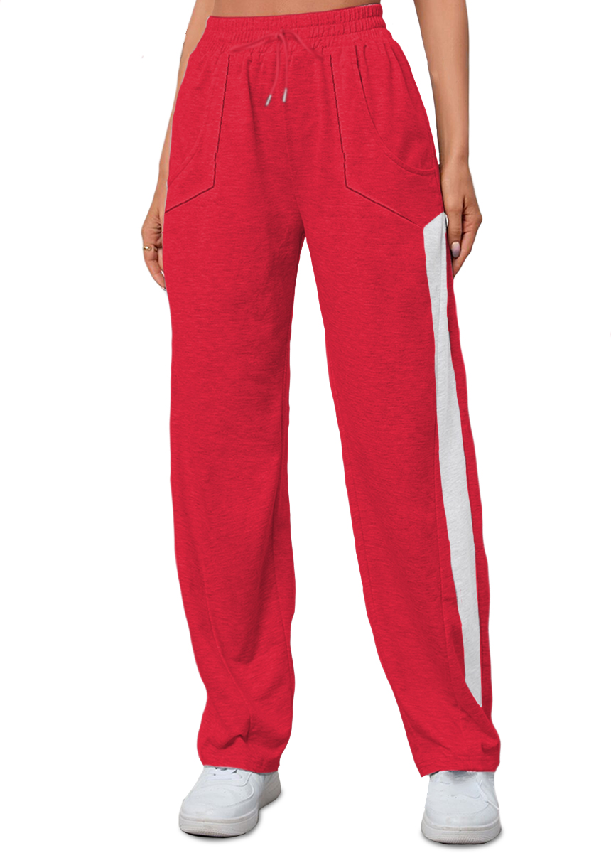 Foto 3 pulgar | Pants Jogger Shendy Vendy Rojos Deportivos Slim Fit Casuales para Mujer