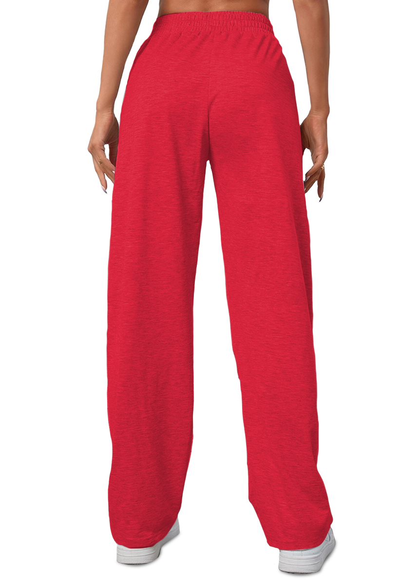 Foto 4 pulgar | Pants Jogger Shendy Vendy Rojos Deportivos Slim Fit Casuales para Mujer