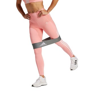 Foto 2 | Mallas Optime 3 Franjas Largo Completo Adidas Rosa Mujer