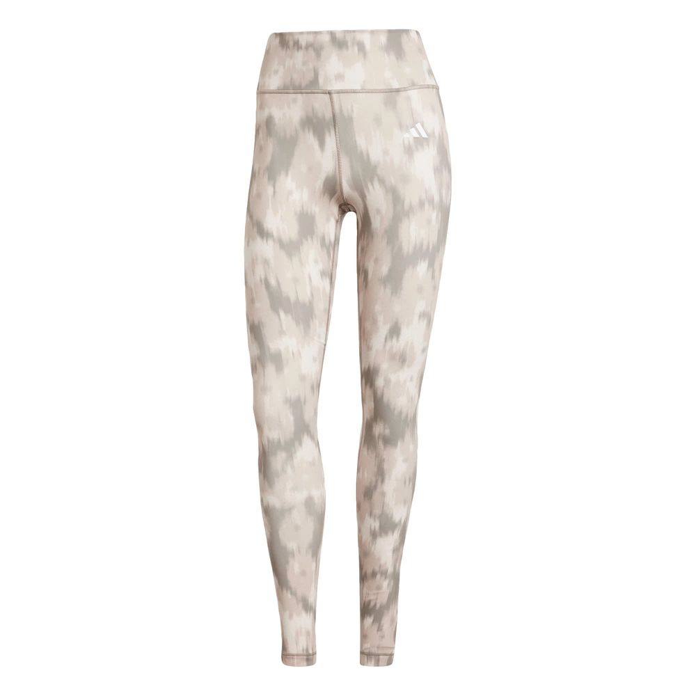 Mallas Optime Essentials Estampado Floral Tie-dye Adidas Beige Mujer