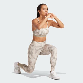 Foto 6 | Mallas Adidas con Estampado Flora Beige para Mujer