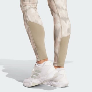 Foto 8 | Mallas Adidas con Estampado Flora Beige para Mujer