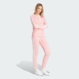 Foto 3 | Conjunto Essentials 3 Franjas Adidas Rosa Mujer