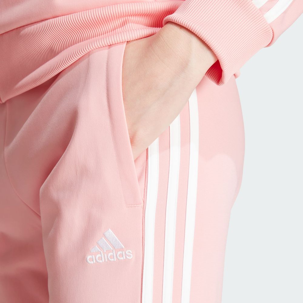 Foto 7 | Conjunto Essentials 3 Franjas Adidas Rosa Mujer