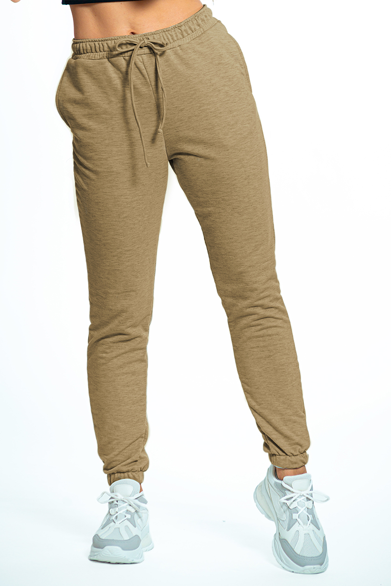 Foto 3 pulgar | Pants Jogger Shendy Vendy Slim Fit Color Mostaza Para Mujer Grande