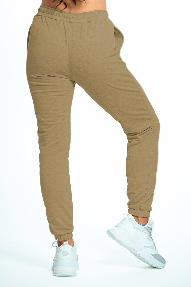 Foto 4 pulgar | Pants Jogger Shendy Vendy Slim Fit Color Mostaza Para Mujer Grande