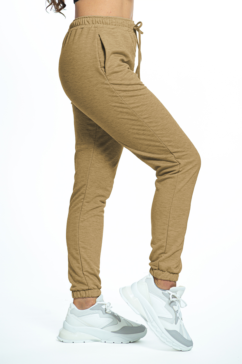 Foto 5 pulgar | Pants Jogger Shendy Vendy Slim Fit Color Mostaza Para Mujer Grande