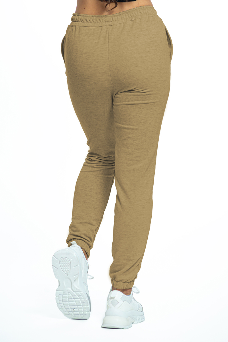 Foto 6 pulgar | Pants Jogger Shendy Vendy Slim Fit Color Mostaza Para Mujer Grande