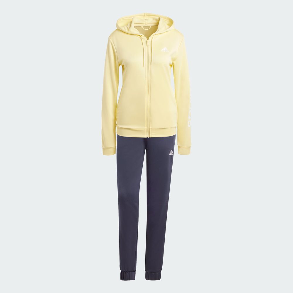Foto 4 pulgar | Conjunto Lineal Adidas Amarillo para Mujer