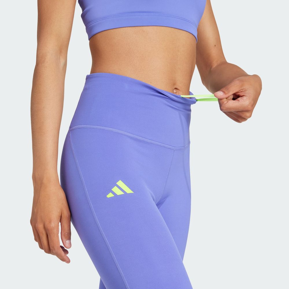 Foto 8 | Mallas Adizero Essentials Largo Completo Adidas Azul Mujer