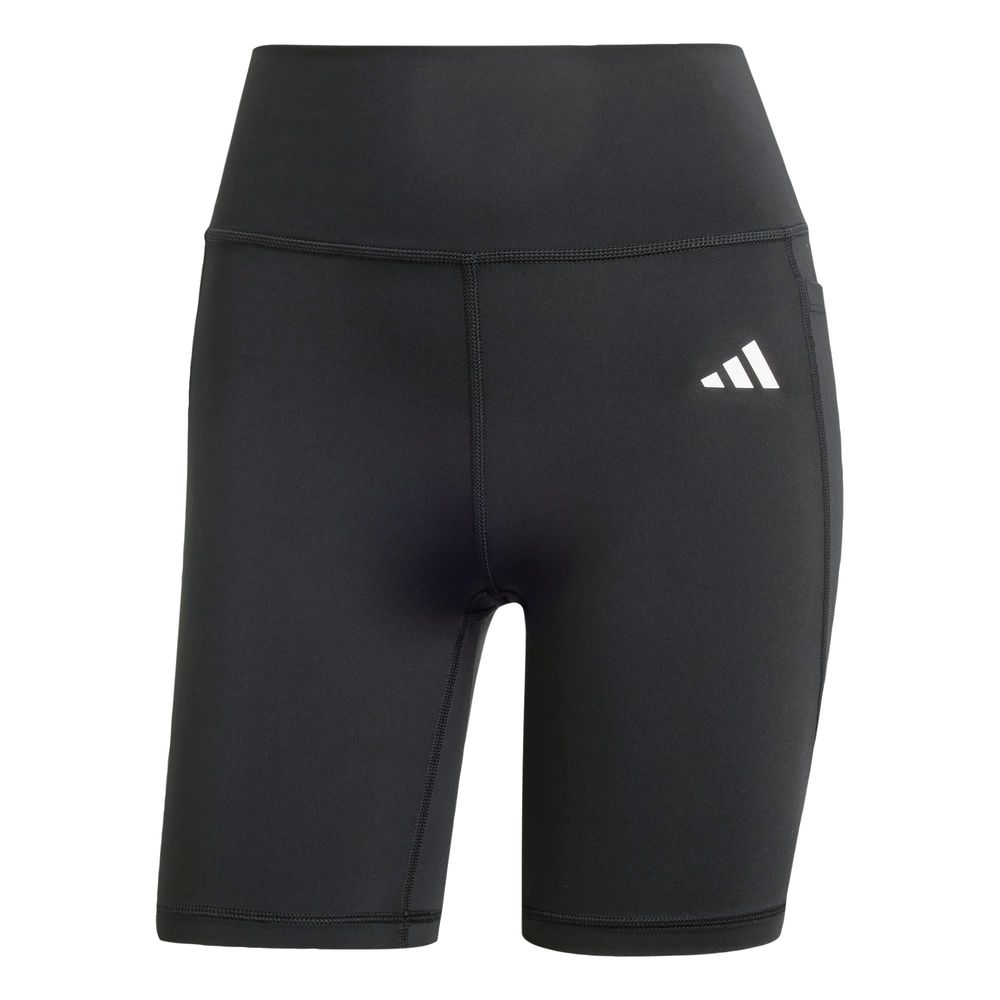 Mallas Cortas Optime Essentials Stash Pocket 7 Pulgadas Adidas Negro Mujer