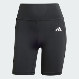 Foto 3 | Mallas Cortas Optime Essentials Stash Pocket 7 Pulgadas Adidas Negro Mujer
