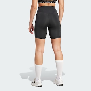 Foto 5 | Mallas Cortas Optime Essentials Stash Pocket 7 Pulgadas Adidas Negro Mujer