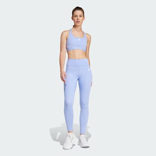 Foto 7 | Mallas Largo Completo Optime Essentials Stash Pocket Adidas Azul Mujer