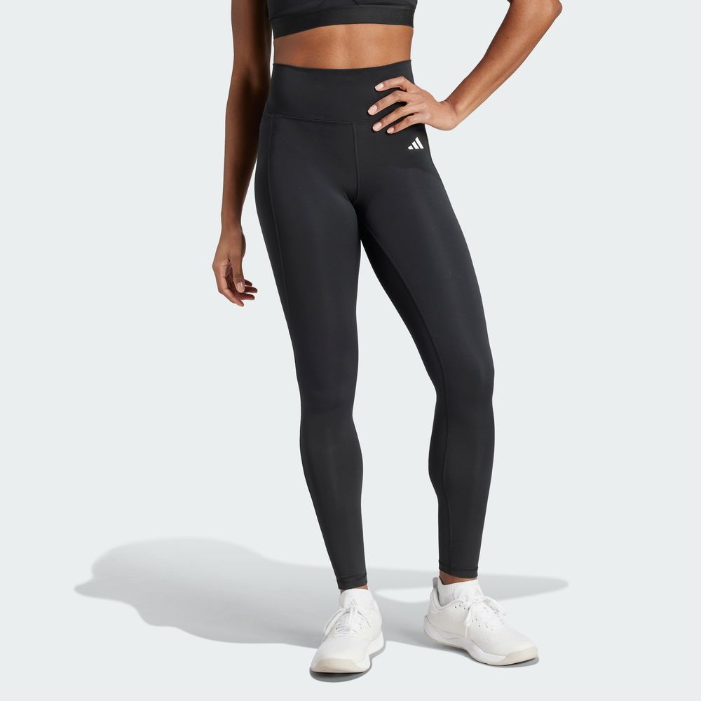 Foto 4 | Mallas Largas Optime Essentials Stay In Play Adidas Negro Mujer
