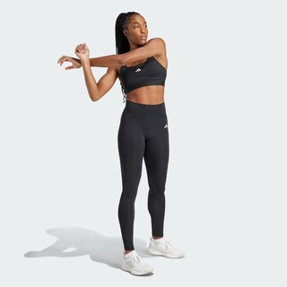 Foto 6 | Mallas Largas Optime Essentials Stay In Play Adidas Negro Mujer