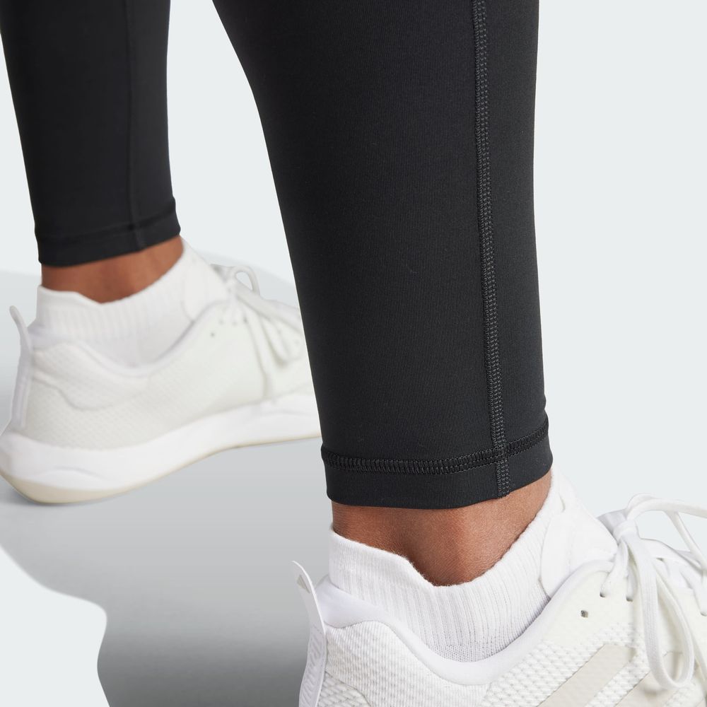 Foto 9 pulgar | Mallas Largas Optime Essentials Stay In Play Adidas Negro Mujer