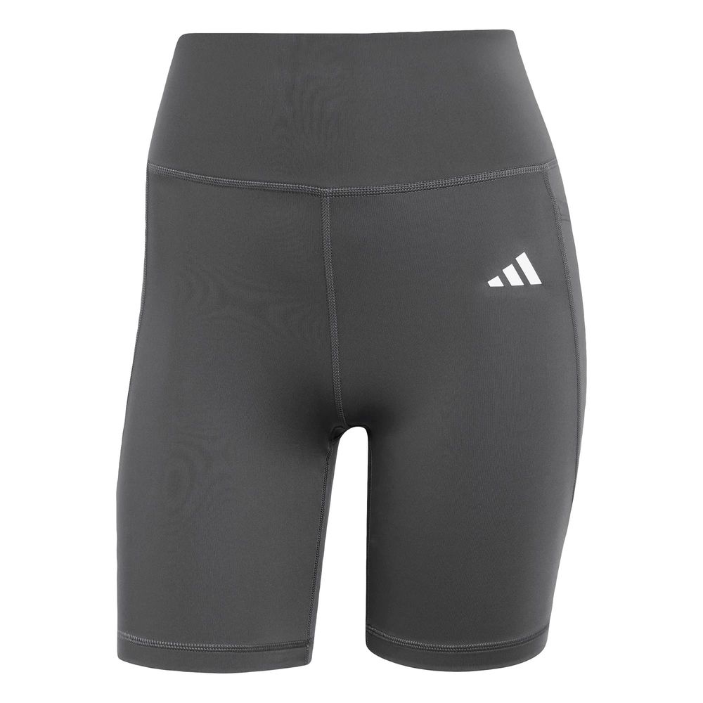Foto 1 | Mallas Cortas Optime Essentials Stash Pocket 7 Pulgadas Adidas Gris Mujer