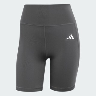 Foto 3 | Mallas Cortas Optime Essentials Stash Pocket 7 Pulgadas Adidas Gris Mujer
