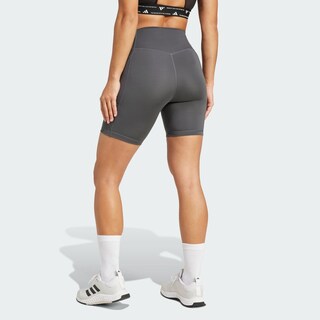 Foto 5 | Mallas Cortas Optime Essentials Stash Pocket 7 Pulgadas Adidas Gris Mujer