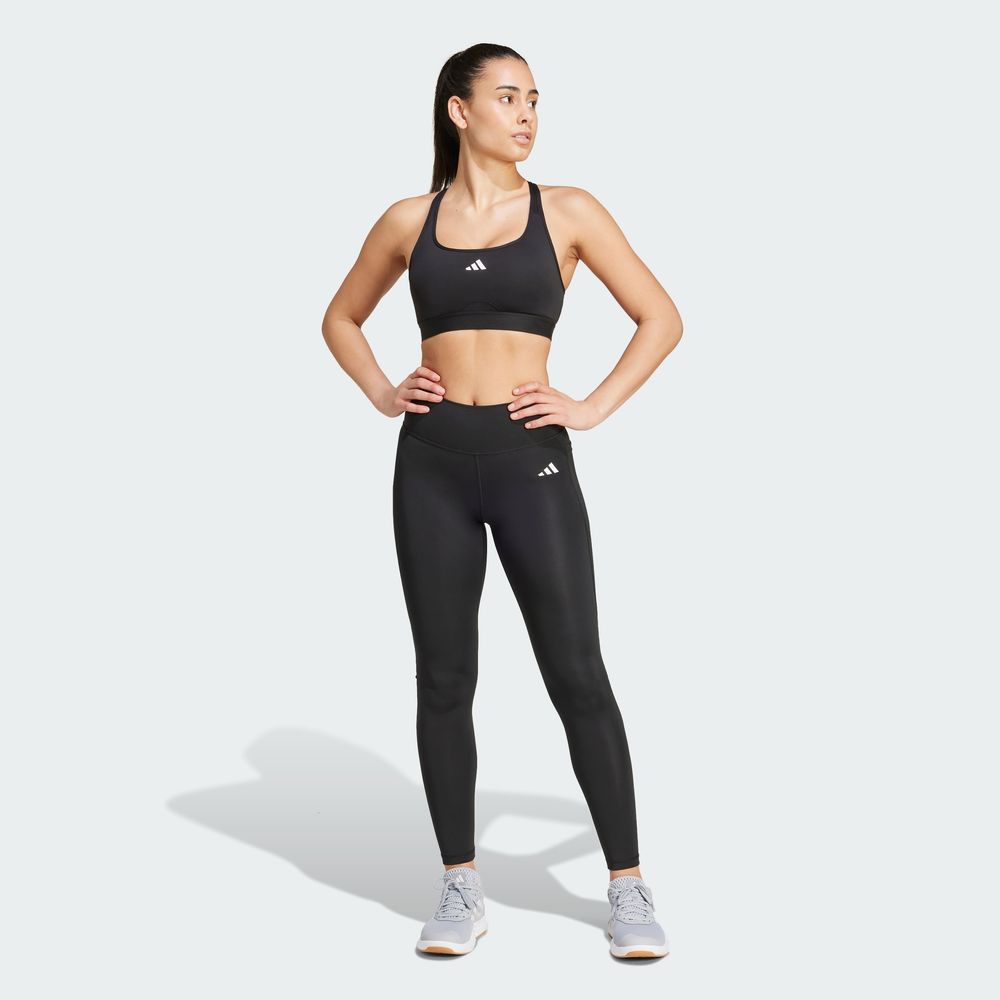 Foto 7 pulgar | Mallas Largo Completo Optime Essentials Stash Pocket Adidas Negro Mujer