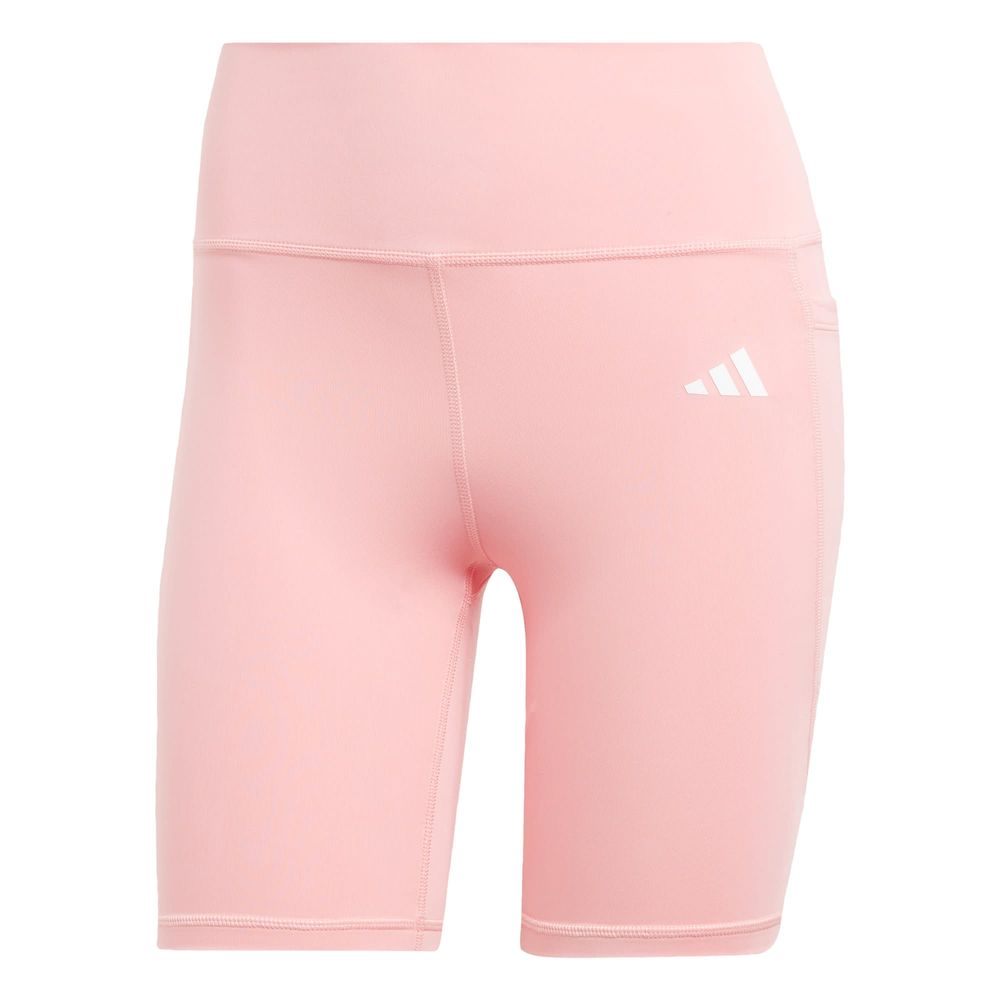 Mallas Cortas Adidas  Optime Essentials Stash Pocket 7 Pulgadas Rosa para Mujer