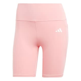 Foto 1 | Mallas Cortas Adidas Optime Essentials Stash Pocket 7 Pulgadas Rosa para Mujer
