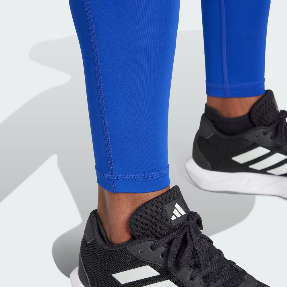 Foto 9 pulgar | Mallas Largo Completo Optime Essentials Stash Pocket Adidas Azul Mujer