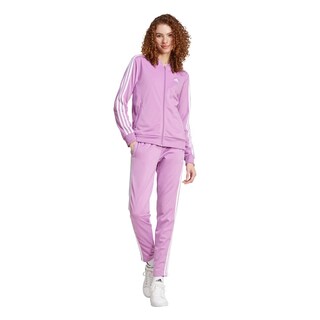 Foto 1 | Conjunto Essentials 3 Franjas Adidas Violeta Mujer