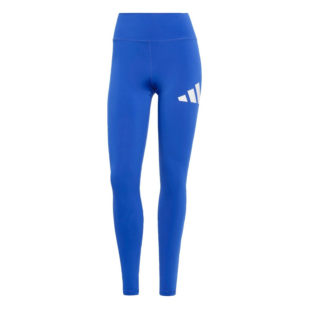 Mallas Largas Train Essentials Logo Grande Corte Alto Adidas Azul Mujer